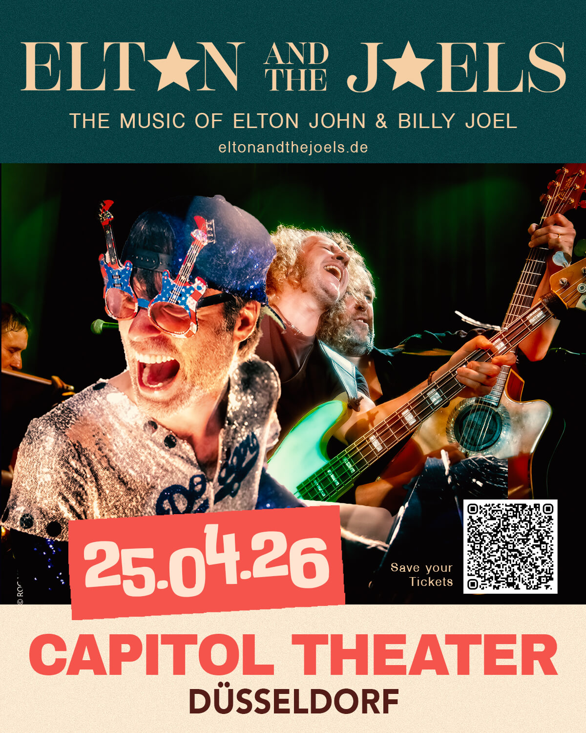 Club Capitol Theater Düsseldorf - Elton and the Joels Live am 25.04.2026