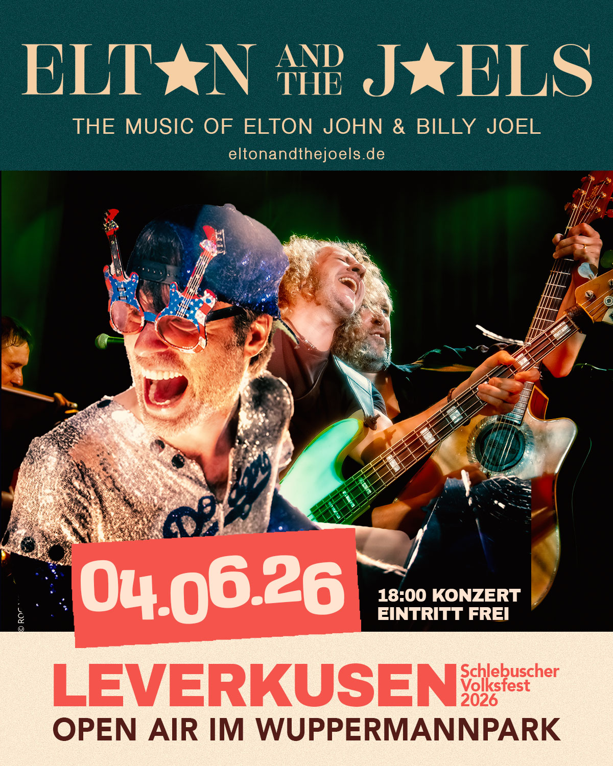 Wuppermannpark Leverkusen am 04.06.26 Open Air Konzert